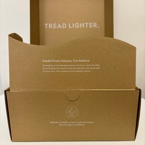 ALLBIRDS Women's Wool Runner-Up Mizzle Medium Light Grey Size 8 New Box - Picture 11 of 11